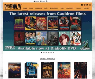 DiabolikDVD.com(Demented Discs from the World Over) Screenshot