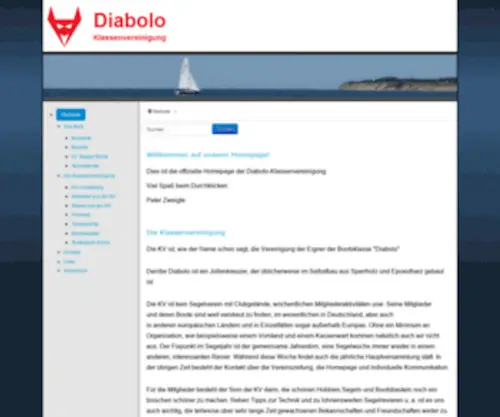 Diabolo-Klasse.de(Diabolo Home Startseite) Screenshot