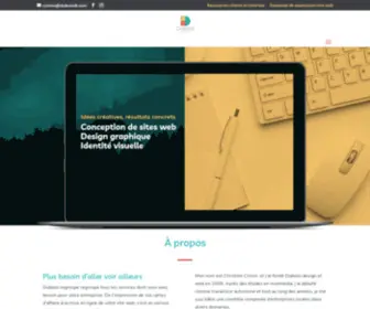 Diabolodt.com(Diabolo design graphique et conception de sites web) Screenshot