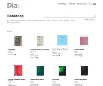 Diabooks.org(Dia Art Foundation) Screenshot