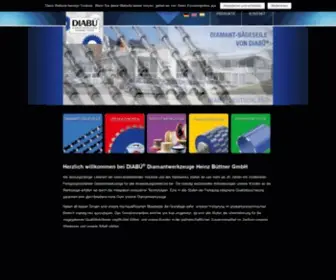 Diabue.com(DIABUE® Diamantwerkzeuge Heinz Büttner GmbH) Screenshot