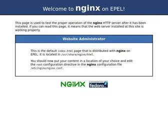 Diachinhadat.com(Test Page for the Nginx HTTP Server on EPEL) Screenshot