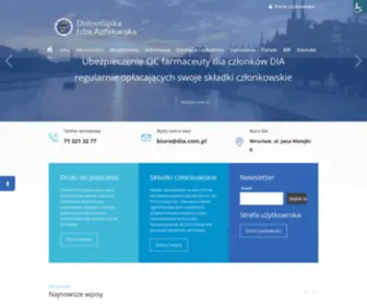 Dia.com.pl(Dolnośląska Izba Aptekarska) Screenshot