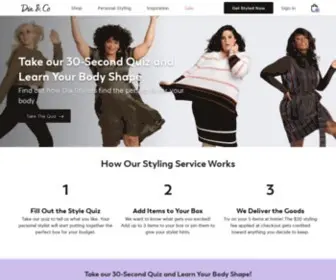 Dia.com(Plus Size Clothing and Personal Styling for Women) Screenshot