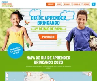 Diadeaprenderbrincando.org.br(Dia de Aprender Brincando (Brazil)) Screenshot