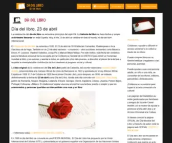Diadellibro.eu(Día del libro 23 de abril) Screenshot