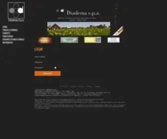 Diademaspa.it(Diadema SpA) Screenshot