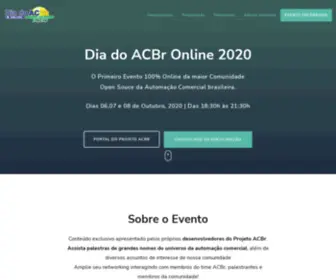 Diadoacbr.com.br(Dia do ACBr Onlineª Edição) Screenshot