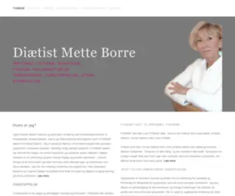 Diaetist-Metteborre.dk(Diætist) Screenshot