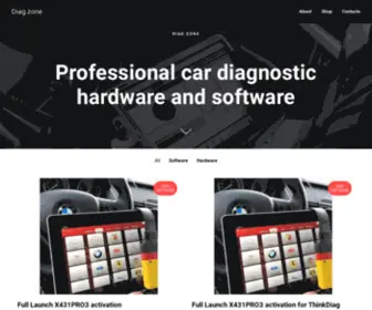 Diag.zone(Launch diagnostic software) Screenshot