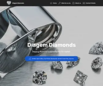 Diagem.co.za(Buy diamonds direct from our diamond polishing factory in South Africa Diagem) Screenshot