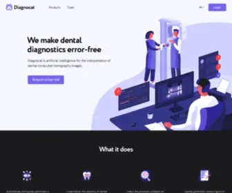 Diagnocat.com(Diagnocat creates a safe space of trust between patient and doctor and) Screenshot