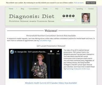 Diagnosisdiet.com(Psychiatrist Georgia Ede MD) Screenshot