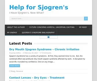 Diagnosissjogrens.com(Help for Sjogren's) Screenshot