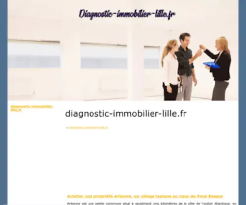 Diagnostic-Immobilier-Lille.fr(Devis diagnostic immobilier lille) Screenshot