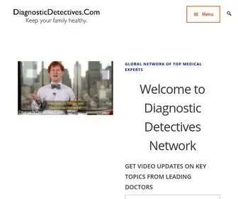 DiagnostiCDetectives.com(Diagnostic Detectives Network) Screenshot