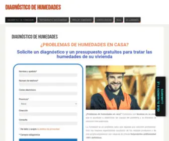 Diagnosticodehumedades.com(Contacte con un técnico de su provincia) Screenshot