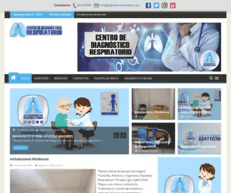 Diagnosticorespiratorio.com(Centro De Diagnóstico Respiratorio) Screenshot