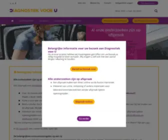 Diagnostiekvooru.nl(Diagnostiek voor U) Screenshot