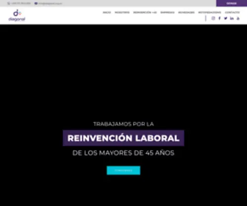 Diagonal.org.ar(Reinserción laboral) Screenshot