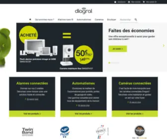 Diagral.ch(Spécialiste systèmes d'alarme pour maison et appartement) Screenshot