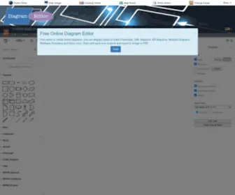 Diagrameditor.com(Flowchart Maker & Online Diagram Software) Screenshot