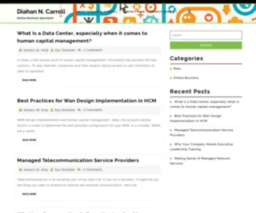 Diahanncarroll.net(Diahann Carroll Official Website) Screenshot