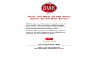 Diak.com(Diak Technical Export Limited) Screenshot