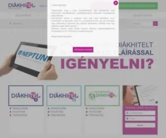 Diakhitel.hu(Diákhitel) Screenshot