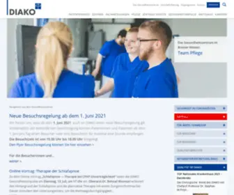 Diako-Bremen.de(Gesundheitszentrum im Bremer Westen) Screenshot