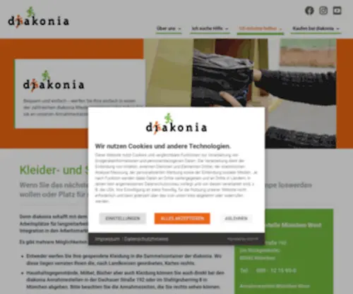 Diakonia-Fluechtlinge.de(Diakonia Sach) Screenshot