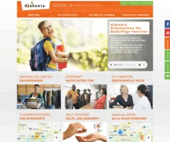 Diakonia.de(Sozial und ökologisch) Screenshot