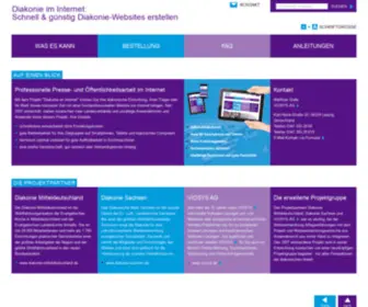 Diakonie-IM-Internet.de(Moderne Websites für Diakonien erstellen) Screenshot