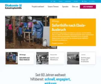 Diakonie-Katastrophenhilfe.de(Diakonie Katastrophenhilfe) Screenshot