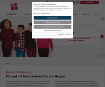 Diakonie-Michaelshoven.de(Die diakonie michaelshoven bietet hilfe in köln und region) Screenshot