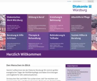 Diakonie-Wuerzburg.de(Start) Screenshot