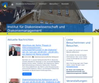 Diakoniewissenschaft-IDM.de(Diakoniewissenschaft IDM) Screenshot