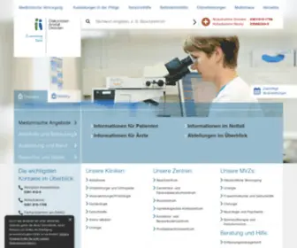 Diakonissenkrankenhaus-Dresden.de(Diakonissenanstalt Dresden) Screenshot