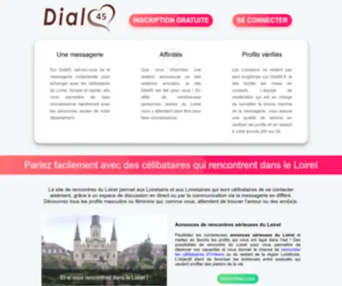Dial45.fr(Rencontres Loiret) Screenshot