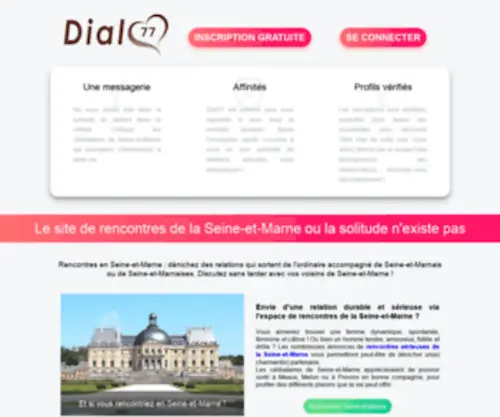 Dial77.fr(Rencontres Seine et Marne) Screenshot