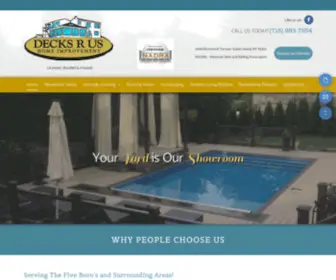 Dialadeck.com(Commercial and Residential Deck Builder) Screenshot
