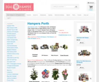 Dialahamper.com.au(Dial A Hamper & Gift Baskets Perth) Screenshot