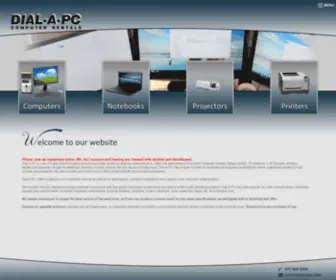 Dialapc.co.za(Dial-A-PC) Screenshot