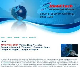 Dialatechit.com(Computer Repair Sales Service and Support) Screenshot