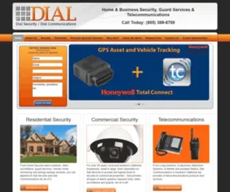 Dialcomm.com(Dial Security Commercial and Residential Security Systems) Screenshot