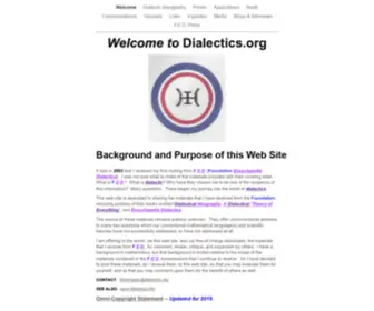 Dialectics.org(Dialectics) Screenshot