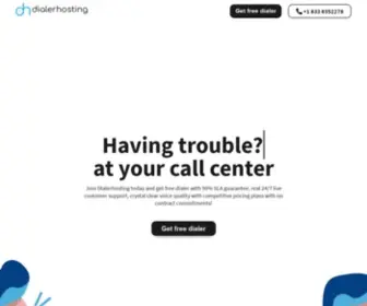 Dialerhosting.com(Dialer Hosting) Screenshot