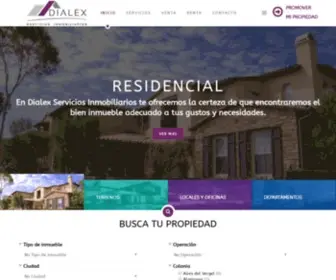 Dialex.com.mx(DIALEX Servicios Inmobiliarios) Screenshot