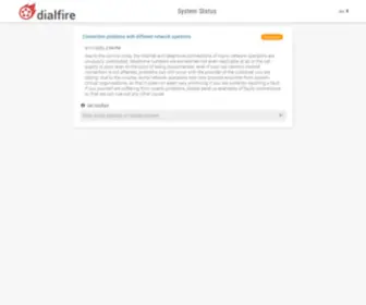 Dialfire-Status.com(Dialfire Status) Screenshot