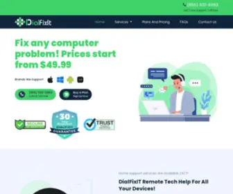 Dialfixit.com(Resolve All Your Tech Issues Remotely Under One Roof) Screenshot